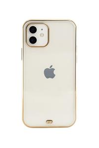 shoptocase Iphone 11 Premium Electrolize Silikonlu Beyaz Telefon Kılıfı