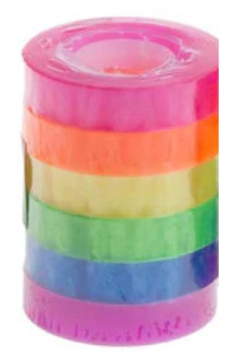 Mikro Gökkuşağı 6 Lı Renkli Bant Deba