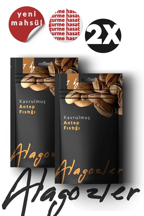 ALAGÖZLER Kavrulmuş Antep Fıstığı Naturel (2 Kg)