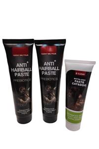 CLEDAY Anti Hairball Paste Cat & Kedi Malt Macunu 100gr 2 Adet (50 Gr Biotin+zinc Hediyeli)