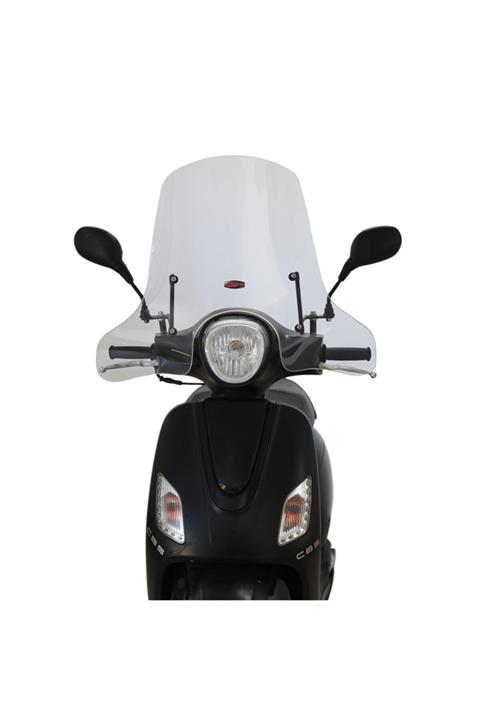 GP KOMPOZİT Sym Fiddle 2009-2021 Uyumlu Ön Cam Şeffaf 55 Cm