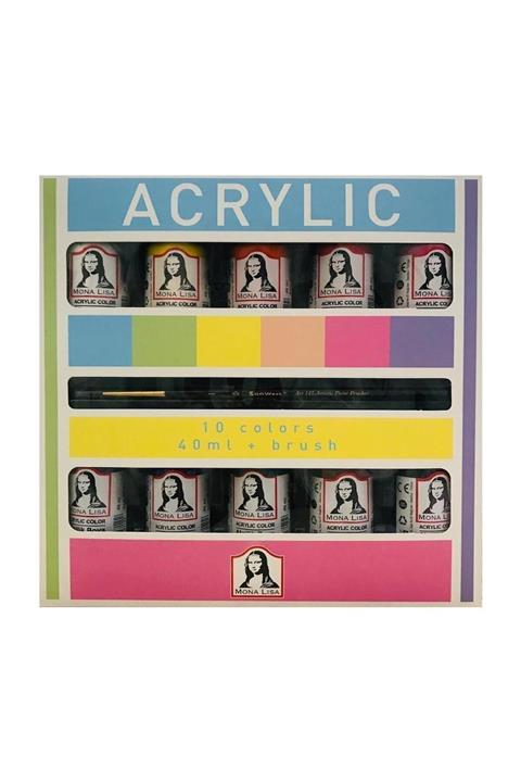 Südor Mona Lisa Akrilik Boya 10 Renk X 40 ml  Ml1