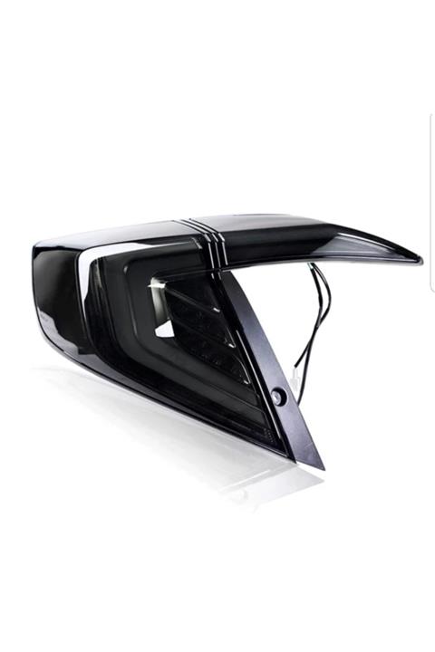 autogp Honda Civic Fc5 Arka Stop Lambası Ledli Kayar Sinyalli Siyah 2016+