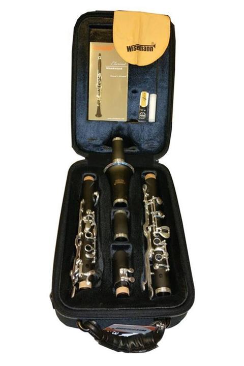 WISEMANN Kt-977 Model Amati Stil 4 Yüzüklü Özel Çantalı Sol Klarnet Seti