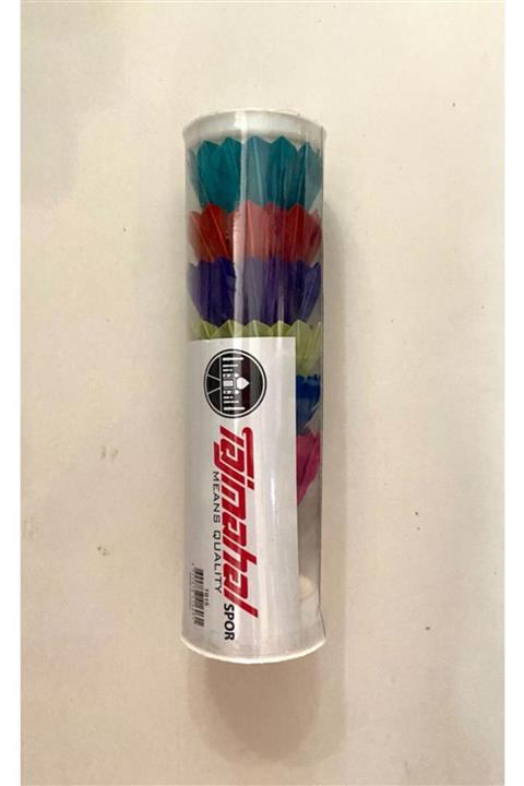 TAJMAHAL Badminton Topu Renkli Kaz Tüyü 6 Lı Paket