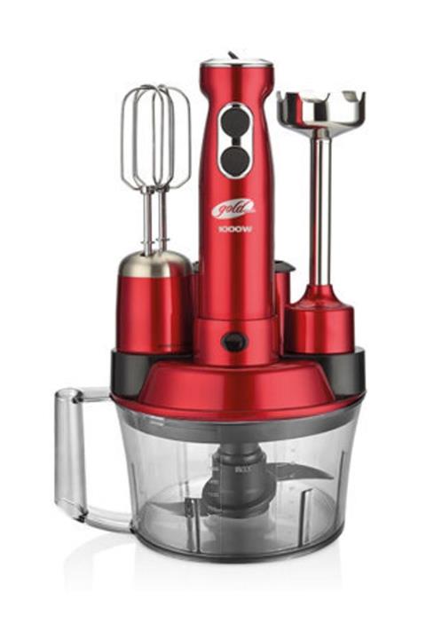 GOLDMASTER Kırmızı Elena Max Mutfak Robotu Gomgm7239k Gm-7239k
