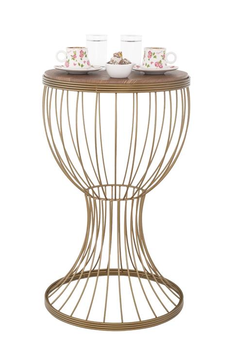 Begüsa Tarz 2 Yönlü Eskitme-ceviz Sehpa