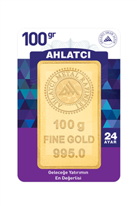 Ahlatcı 100 Gram Külçe Altın