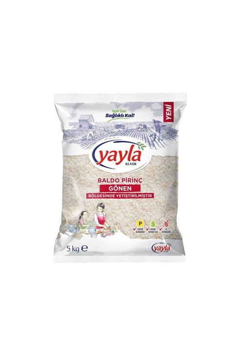 Yayla Baldo Pirinç Gönen Bölgesi Mahsulü 5 Kg