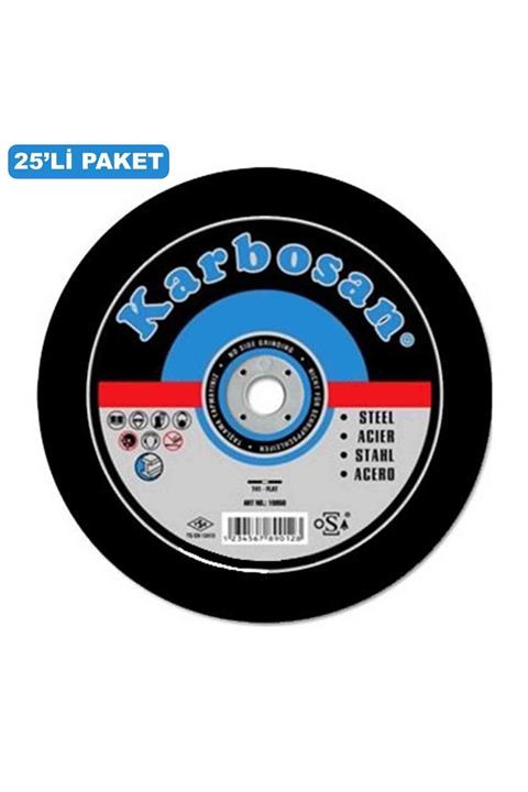 KARBOSAN 25 Adet 125 X 1.0 Metal Kesme Diski Ince // A 54 R Bf80