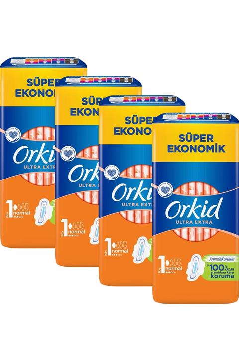 Orkid Ultra Extra 26'lı X 4 Adet = 104 Adet Ped