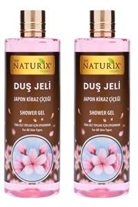 Ilgaz Naturix Organix Bitkisel Aromatik Kokulu Japon Kirazı Duş Jeli Japon Kiraz Çiçeği Duş Jeli 400 Ml 2'li Set