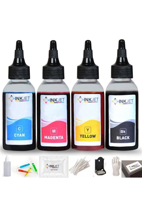 HP Yazıcılar Için Uyumlu Kartuş Dolum Seti 4x100ml