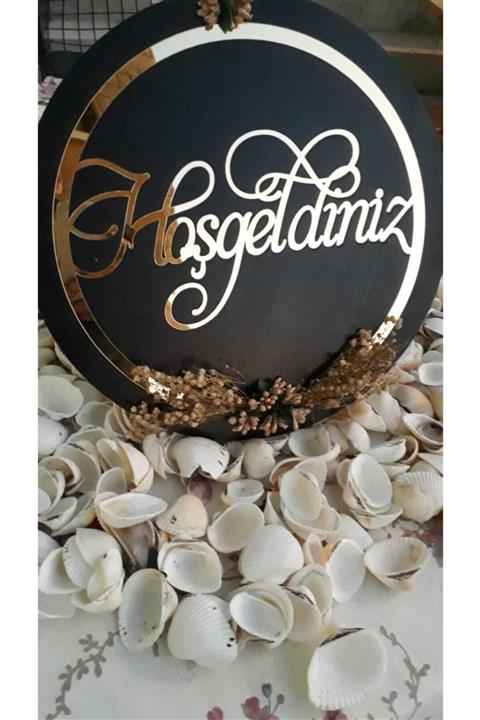 DİA'S Reklam Gold Aynalı Pleksi Kapı Süsü