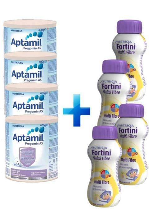 Aptamil As Bebekmaması 4 Adet + Fortini Muz Hediyeli