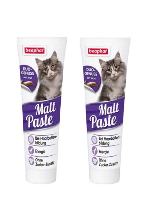 Beaphar Duo Malt Paste Tüy Yumağı Kontrol Kedi Macunu 100 gr - 2 Adet