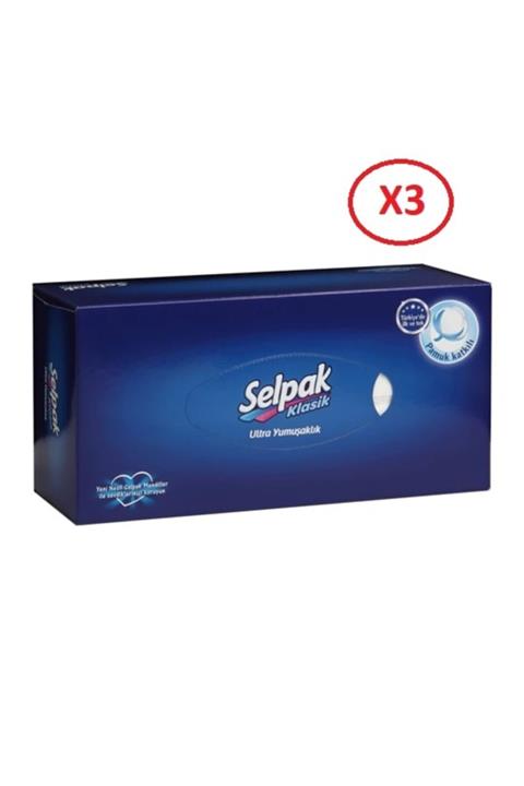 Selpak Kutu Mendil 50'li X 3'lü
