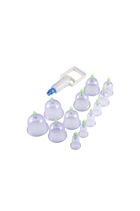 BSD GİFTED 12li Masaj Kupa Seti  Fizyoterapi Vücut Masaj Seti