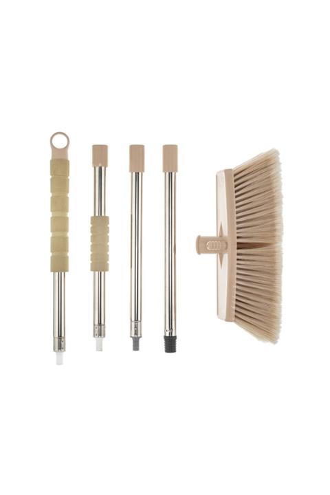 MissClean Profosyonel Genel Temizlik Fırça Seti 120 Cm Paslanmaz Sap