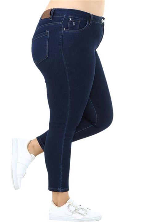 Hanezza Büyük Beden Yüksek Bel Regular Ft Strech Kot Pantolon