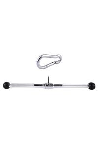 JIMX Profesyonel Lat Triceps Bar Aparat 50 Cm - Revolving Straight Bar