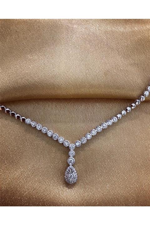 ydg elmastaki Pırlanta Efekt Model Gerdanlık