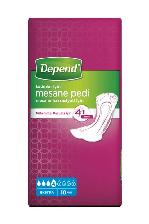 Depend Kadın Mesane Pedi Ekstra 10lu