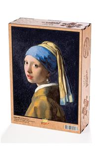 King Of Puzzle İnci Küpeli Kız Johannes Vermeer Ahşap Puzzle 2000 Parça