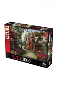 Ks Puzzle 11294 Ks, Victorian Cottage In Bloom, 2000 Parça Puzzle