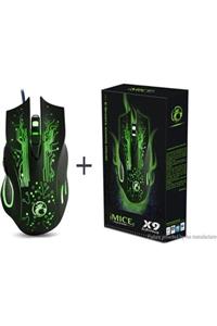 iMice X9 Gaming 2400 Dpı Işıklı Kablolu Oyuncu Mouse