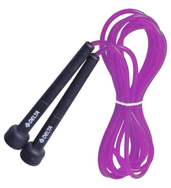 Delta Mor Uzunluğu Ayarlanabilir Deluxe Atlama İpi