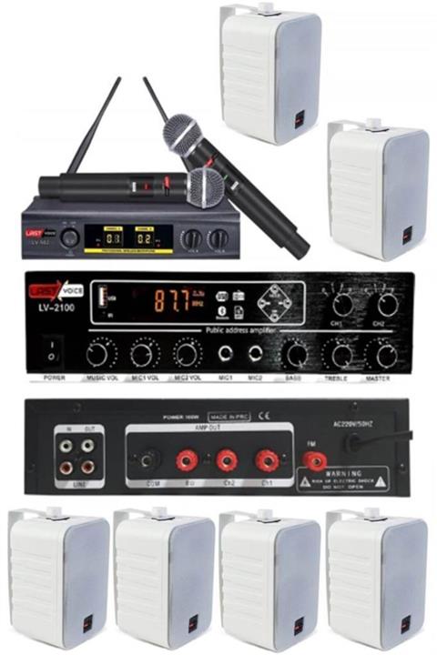 Lastvoice Hoparlör Ve Anfi Mağaza Ses Sistemi Soft Plus Paket-4