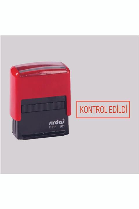 Sırdaş Çerçeveli Kontrol Edildi Kaşesi ( 911 Model-kırmızı Keçeli)