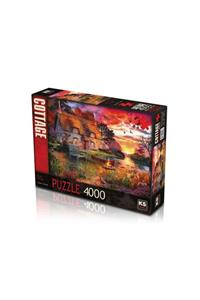 Ks Puzzle 23503 Ks, Sunset Cottage, 4000 Parça Puzzle