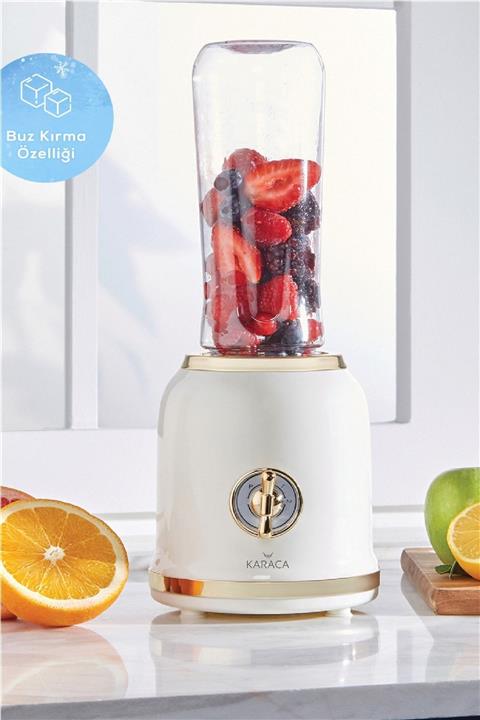Karaca Retro Personal Kişisel Smoothie Blender Cream