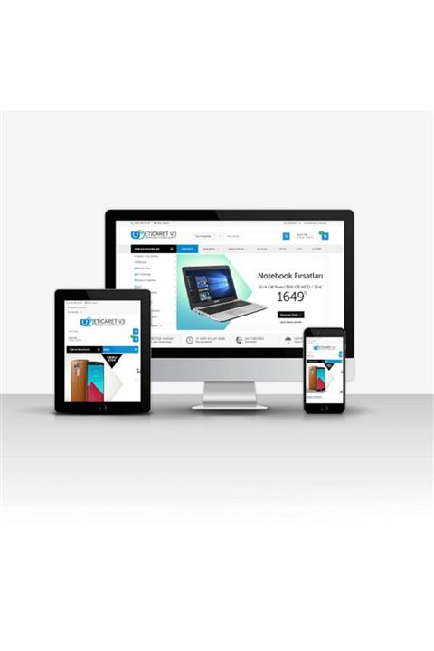 Web E-ticaret Sitesi Hazır Scripti V3 (sanal Pos) + Hosting + Ssl Güvenlik Sertifikası