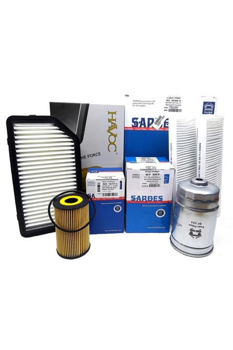 Sardes Hyundai I20 1.4 Crdi Dizel Filtre Bakım Seti 2009-2014
