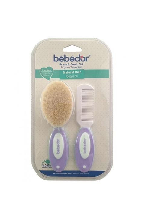 Bebedor Fırça Tarak Seti Mor