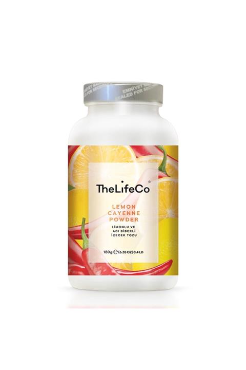 TheLifeCo Limonlu Acı Biberli Içecek Tozu 180 Gr