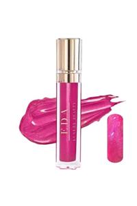 EDA LUXURY BEAUTY Pembe Simli Dudak Parlatıcısı Lipstick Lüks Parlak Hacimli Şeffaf Ruj Diamond Shine Lip Gloss