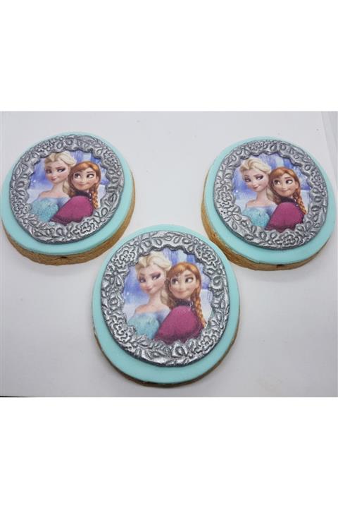 ŞEKER & SUGAR Elsa,anna,frozenşeker Hamurlu,butik Kurabiye (20 Adet)