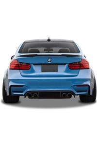 X POWER TUNİNG Bmw F30 2012.2018 3.seri Uyumlu Boyasız Plastik Bagaj Üstü Yarasa M4 Spoyler