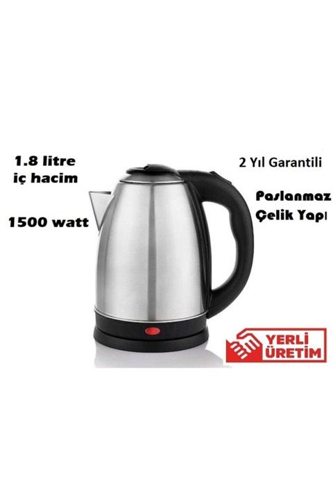 Maress Su Isıtıcısı Çelik Kettle (KETIL) 1.8 Lt 1.8 Litre
