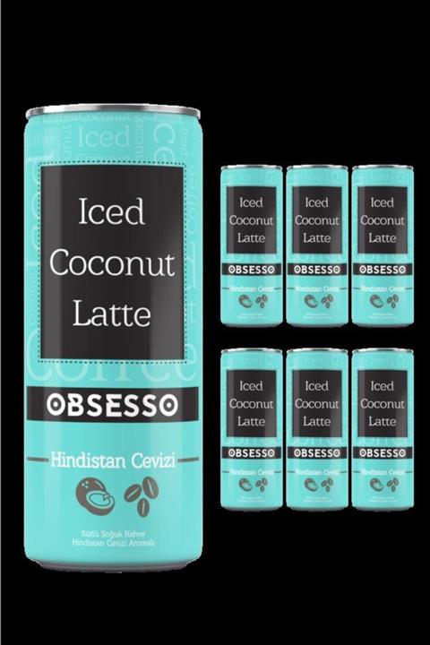 OBSESSO Iced Coconut Latte 250 ml x6 Ad.