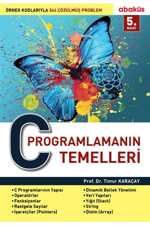 Abaküs Kitap C Programlamanın Temelleri - Timur Karaçay 9786059129183