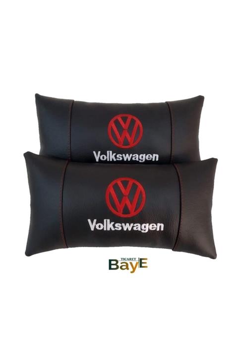 Volkswagen Deri Oto Koltuk Boyun Yastığı Araba Araç Koltuk Yastık 2ad Gönderilecek