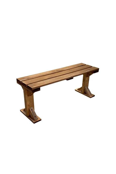 Weblonya Bank Ahşap Bench Sandalye Mutfak Bank 5140