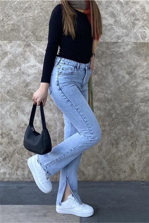 Seeh Kadın Mavi Yırtık Jean Sh071