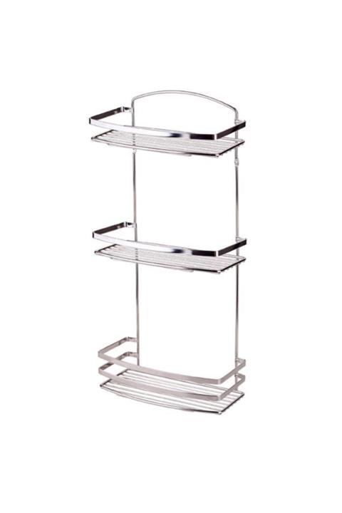 Geseus Üç Katlı Paslanmaz Çelik Banyo Rafı Mat Inox Bk086ss