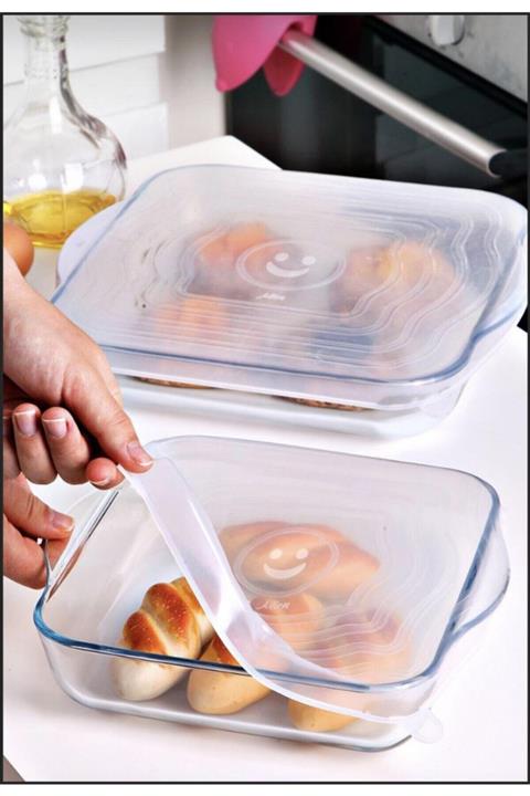 Kitchen Crazy 2 Boy 2 Adet Silikon Kare Borcam Kapağı